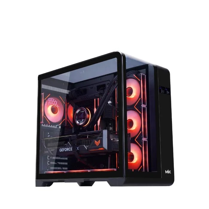 Case Mik Barbatos ATX - Black | AIO 360, view 3 goc