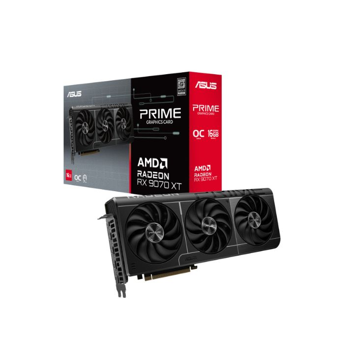Graphics Card ASUS Prime RX 9070 XT OC Edition 16GB GDDR6