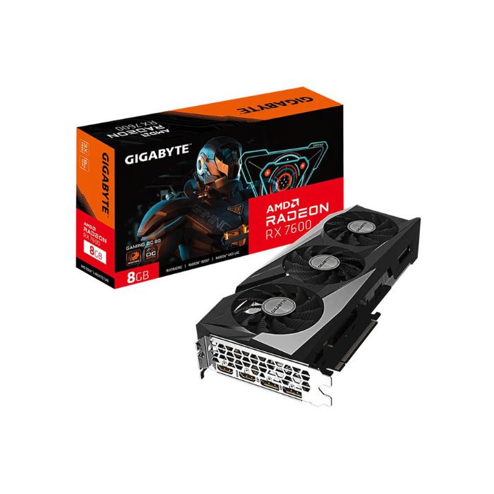 Graphics Card Gigabyte RX 7600 GAMING OC 8G