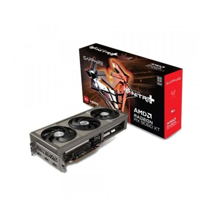 Graphics Card SAPPHIRE NITRO+ RX 9060XT GAMING OC 16GB (11350-01-20G)