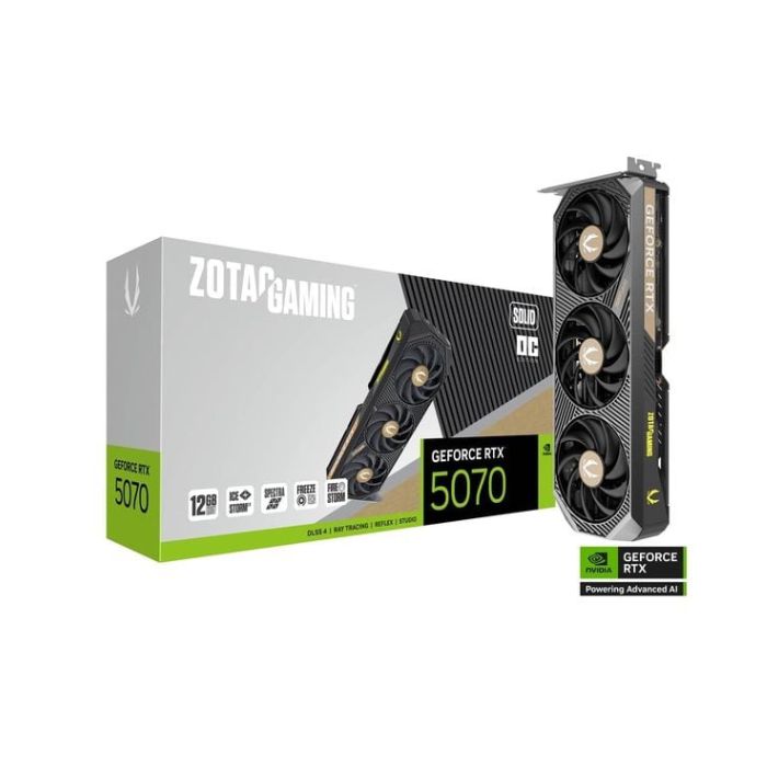 Graphics Card ZOTAC GAMING RTX 5070 SOLID OC