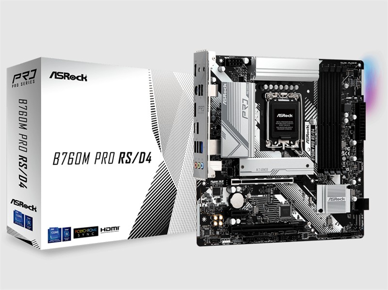 Mainboard ASRock B760M PRO RS LGA1700 4*DDR4