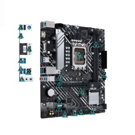 Mainboard Asus B760M K LGA1700 2*DDR4