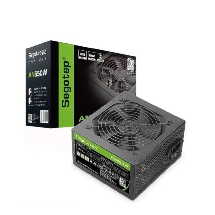 PSU Segotep AN650W 80 Plus Standard | Black, 650W